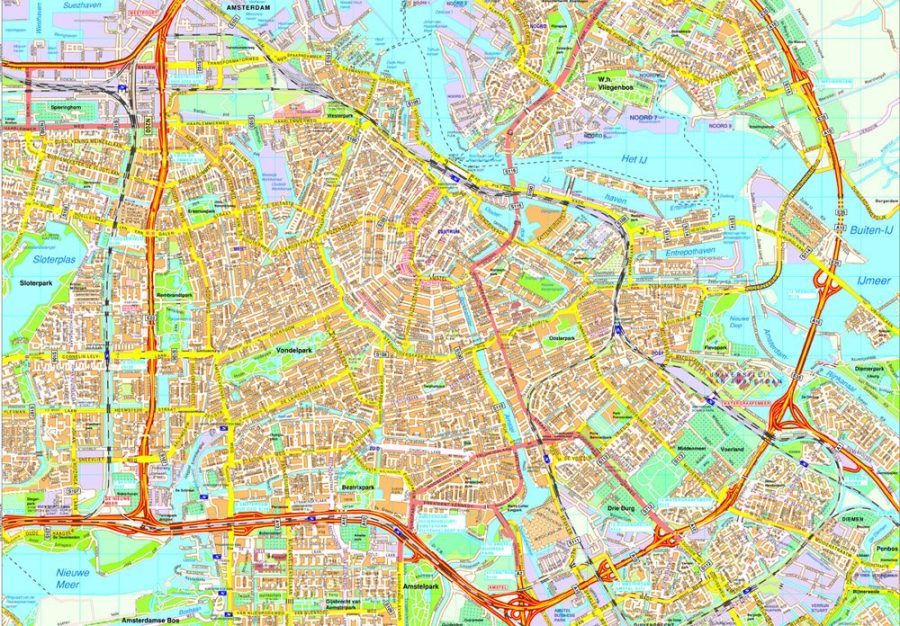 Amsterdam map