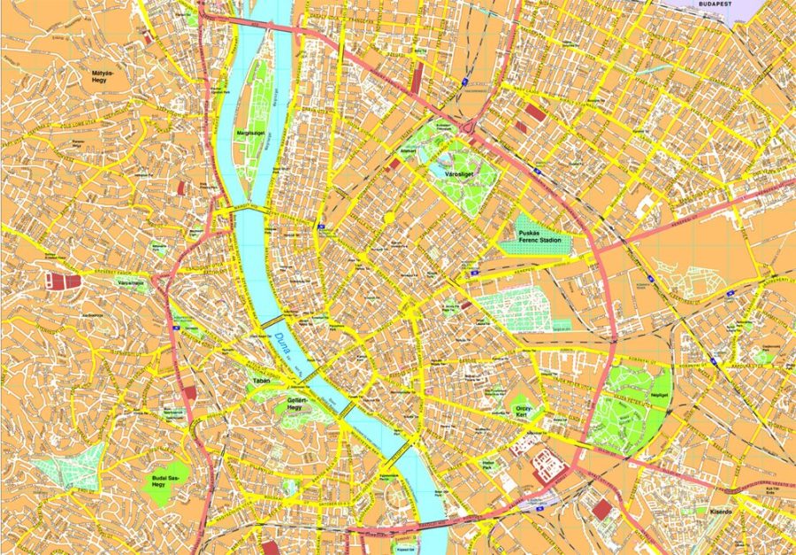 Budapest map