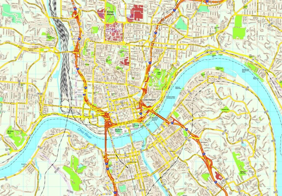 Cincinnati map