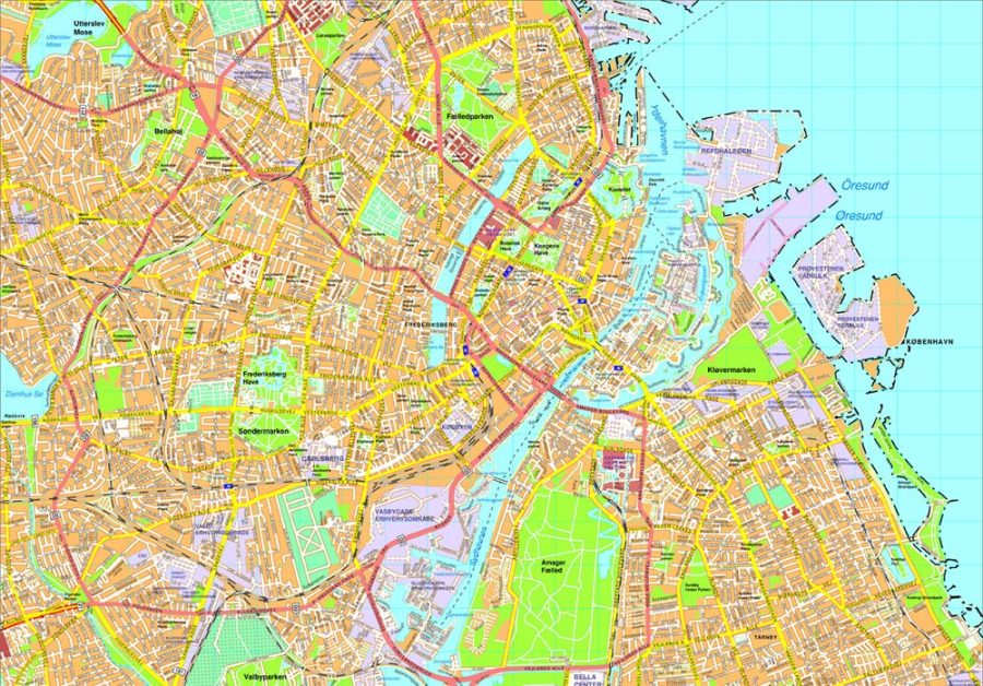 Copenhagen map