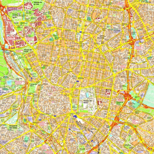 Madrid map