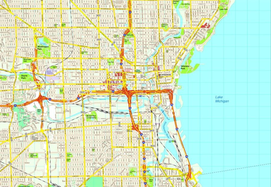 Milwaukee map