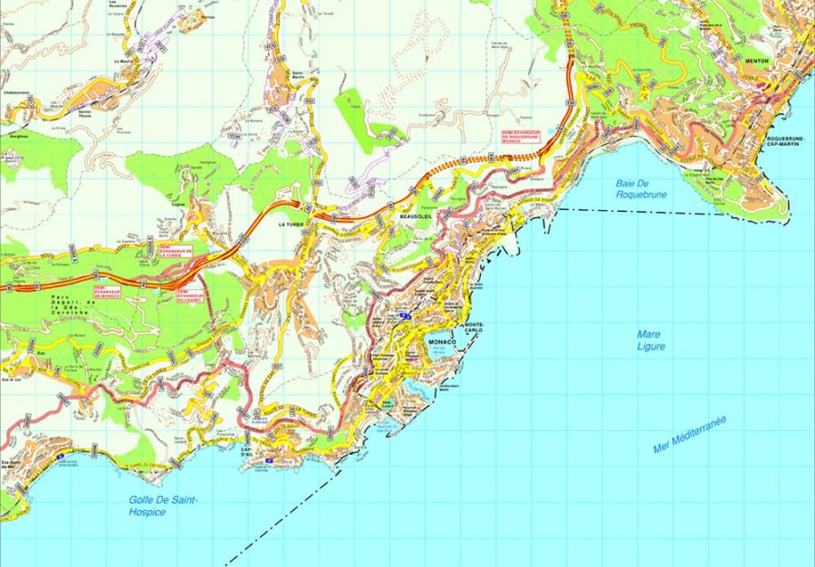 Monaco map