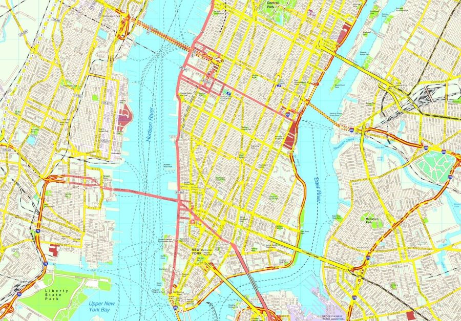 New York map