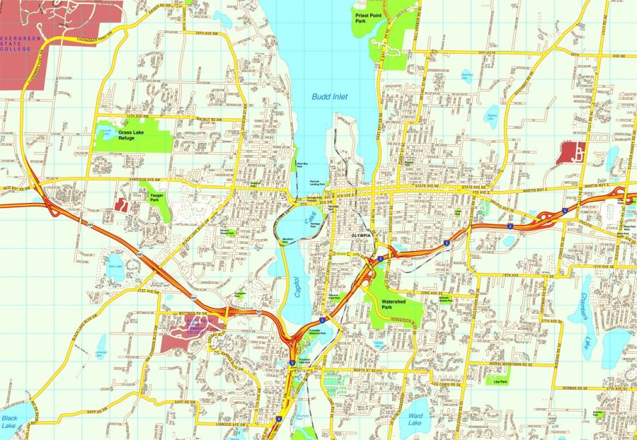 Olympia map