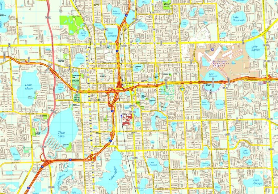 Orlando map