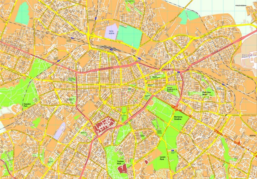 Sofia map