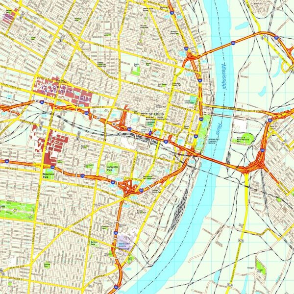 St Louis map