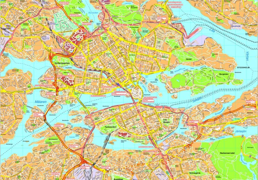 Stockholm map