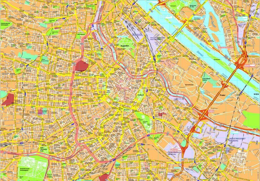 Vienna map
