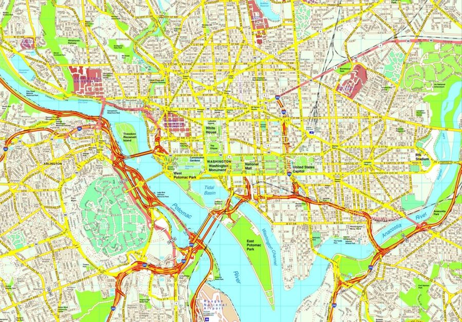 Washington map