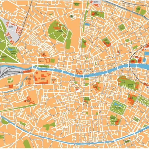 dublin vector map
