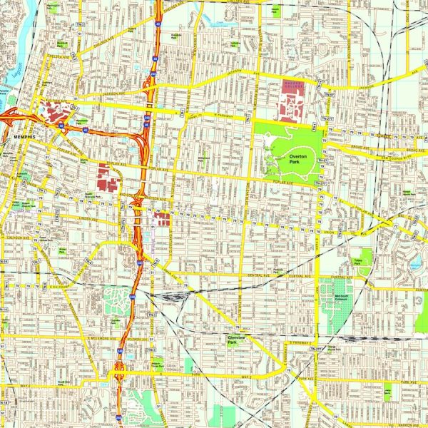 memphis map