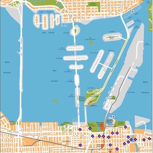 miami vector map