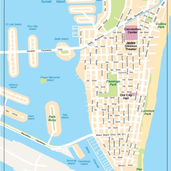 Miami map