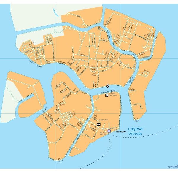 Murano map