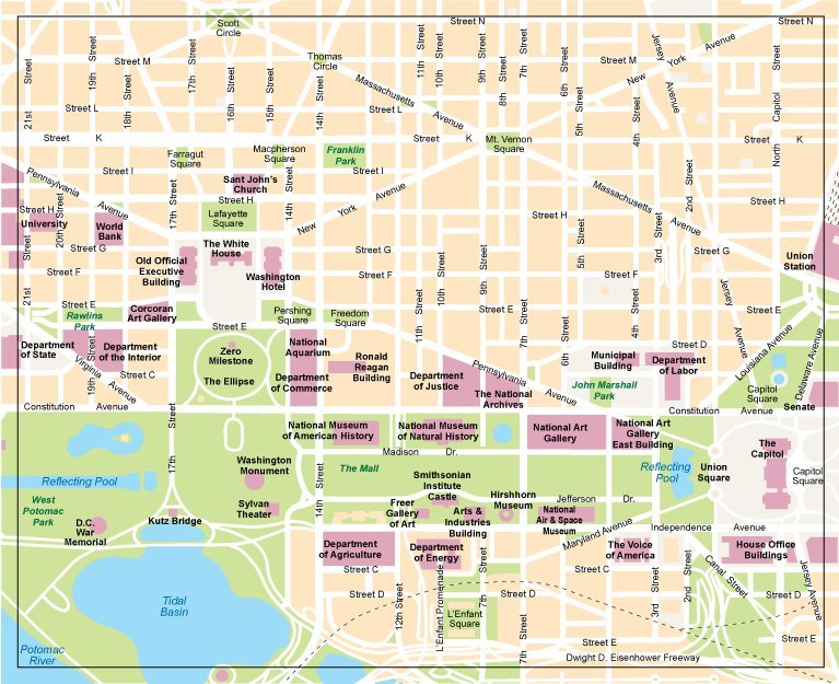 Washington map
