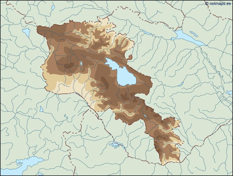 armenia illustrator map