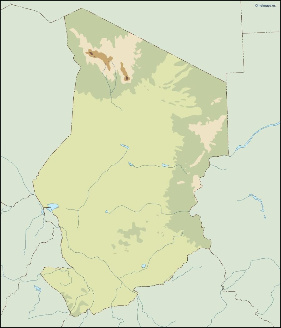chad illustrator map