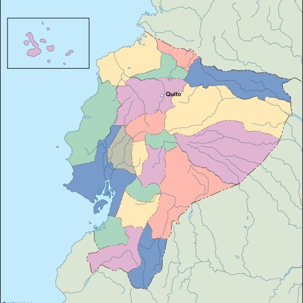 ecuador vector map