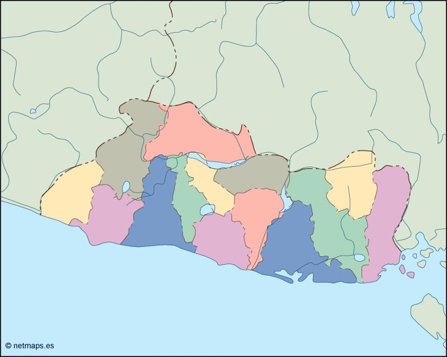 el salvador blind map