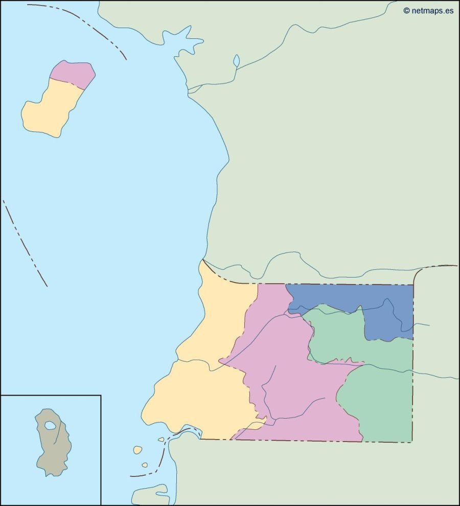 equatorial guinea blind map