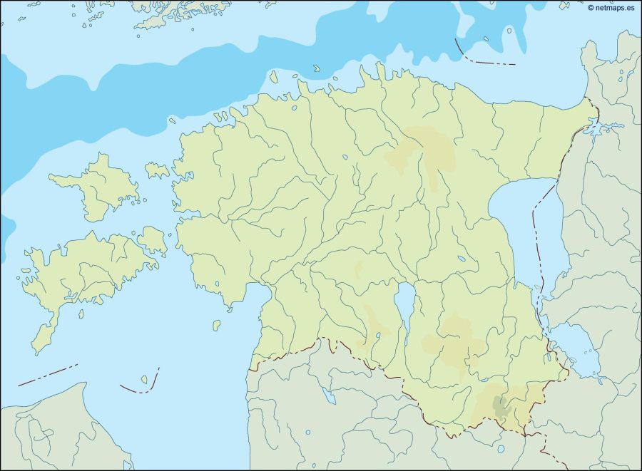 estonia illustrator map