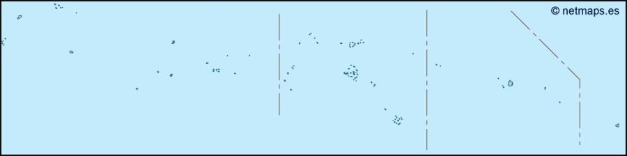 federated states of micronesia blind map