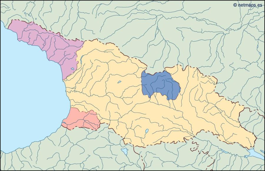 georgia blind map