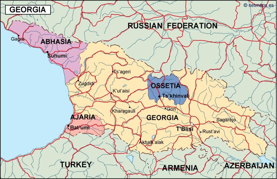 georgia political map