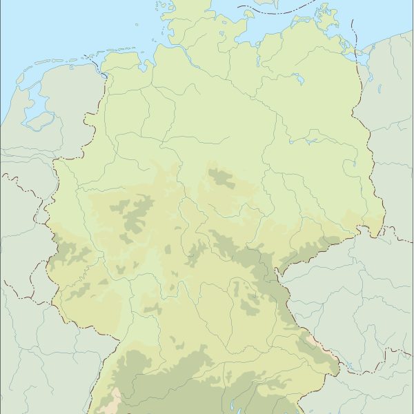 germany illustrator map