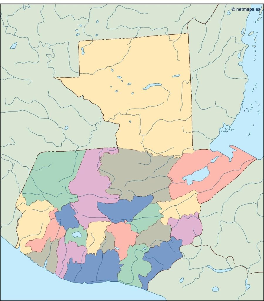 guatemala blind map
