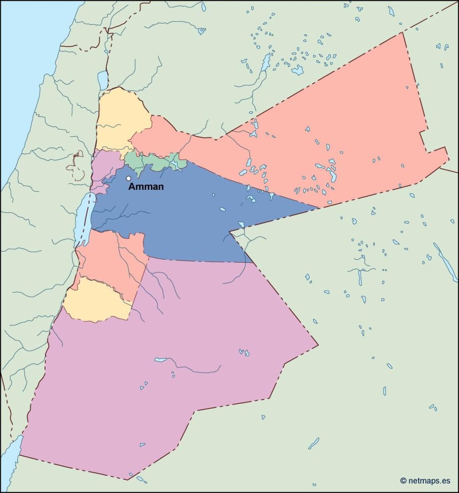jordan vector map