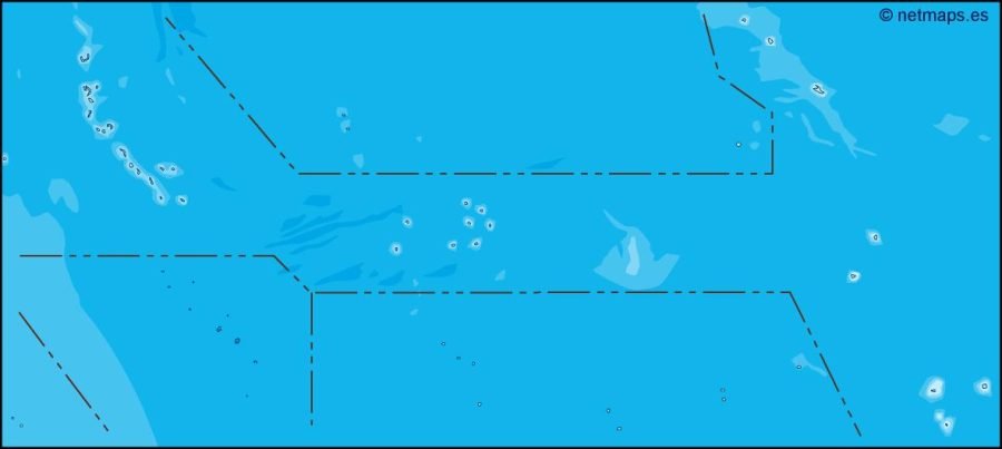 kiribati illustrator map
