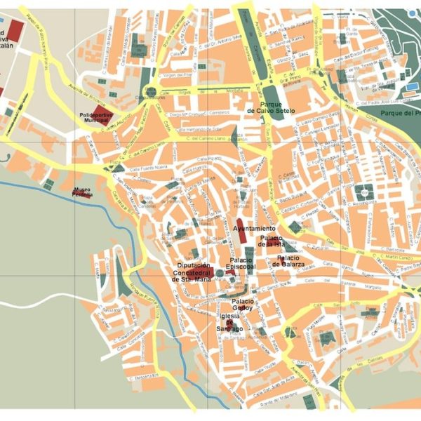 mapa caceres