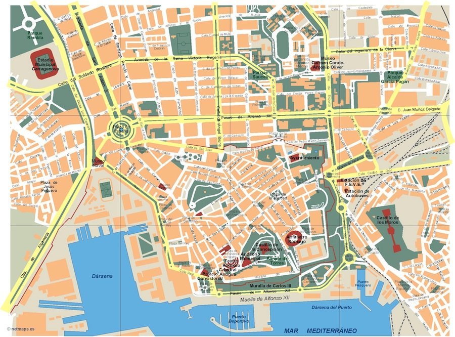 mapa cartagena