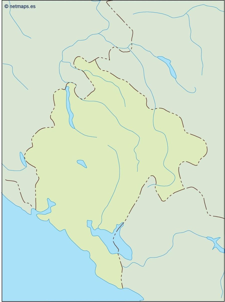 montenegro blind map