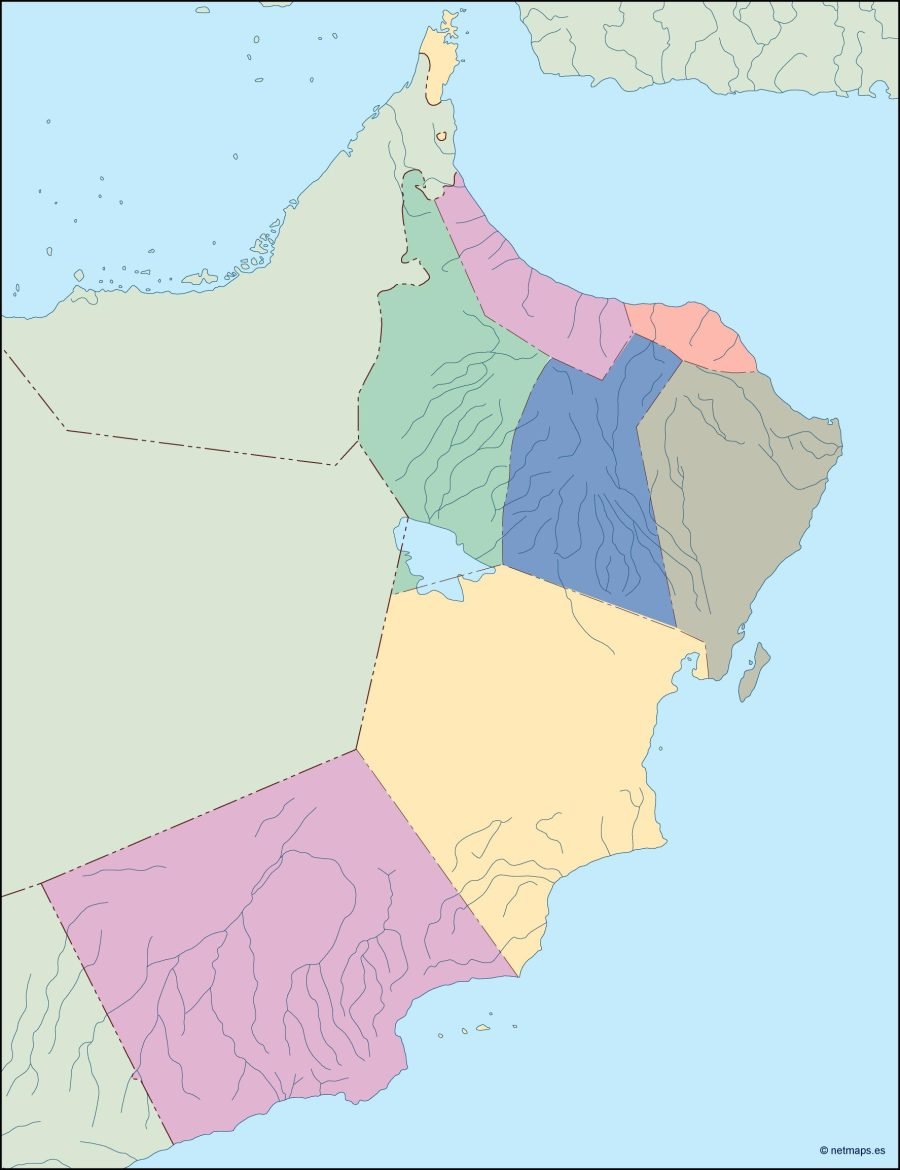 oman blind map