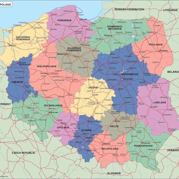 poland political map