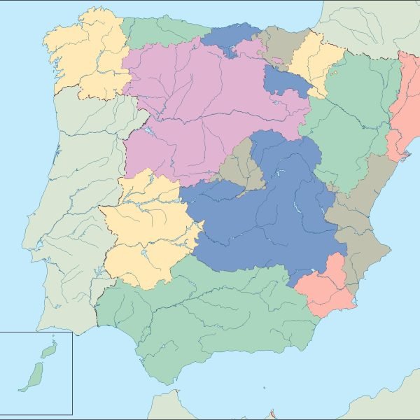 spain blind map