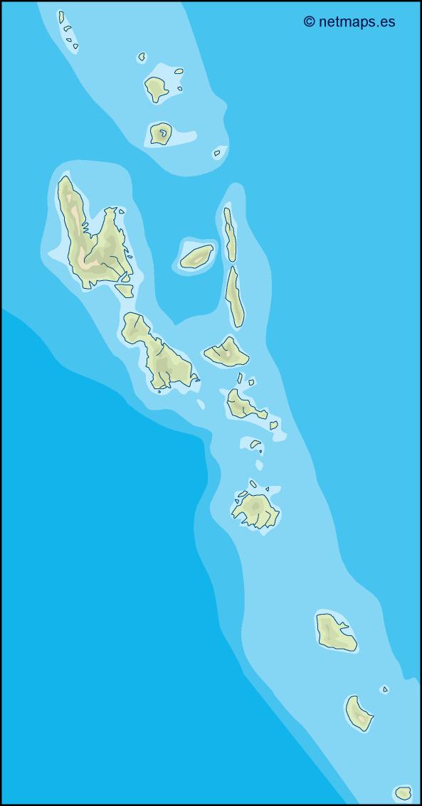 vanuatu illustrator map