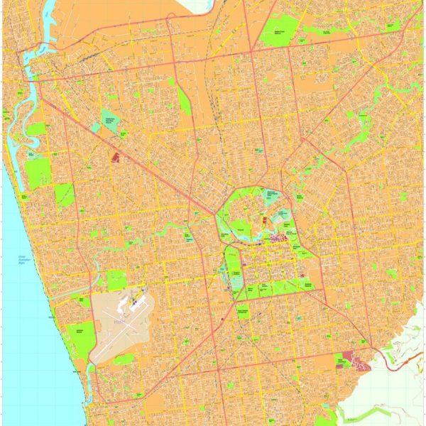 Adelaide Vector Maps