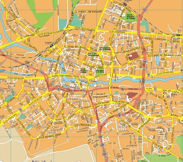 Bydgoszcz EPS map