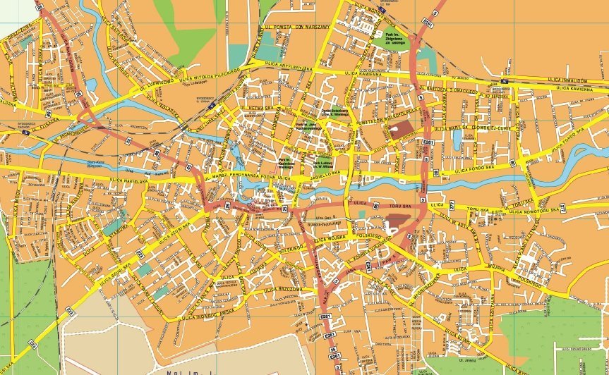 Bydgoszcz EPS map