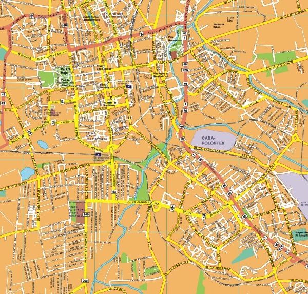 Csestochowa EPS map
