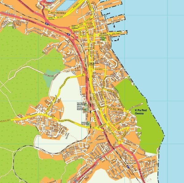 Gdynia EPS map