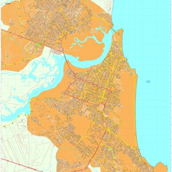 Natal vector map