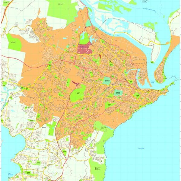 Newcastle Vector Maps