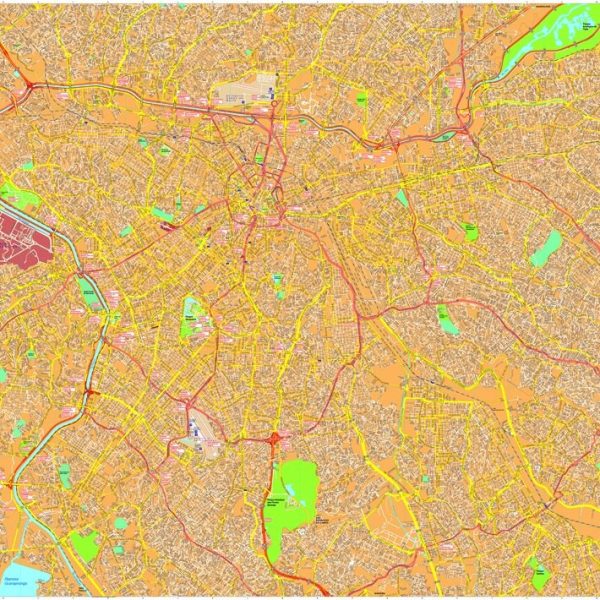 Sao Paulo vector map
