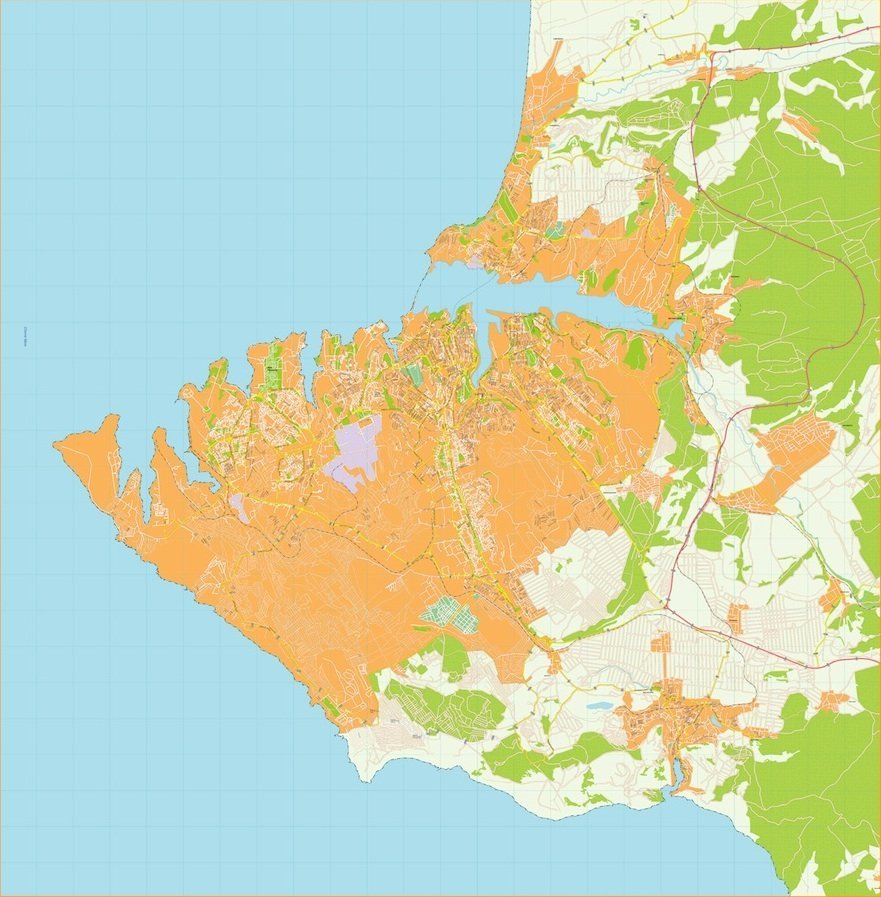 Sebastopol Illustrator Map